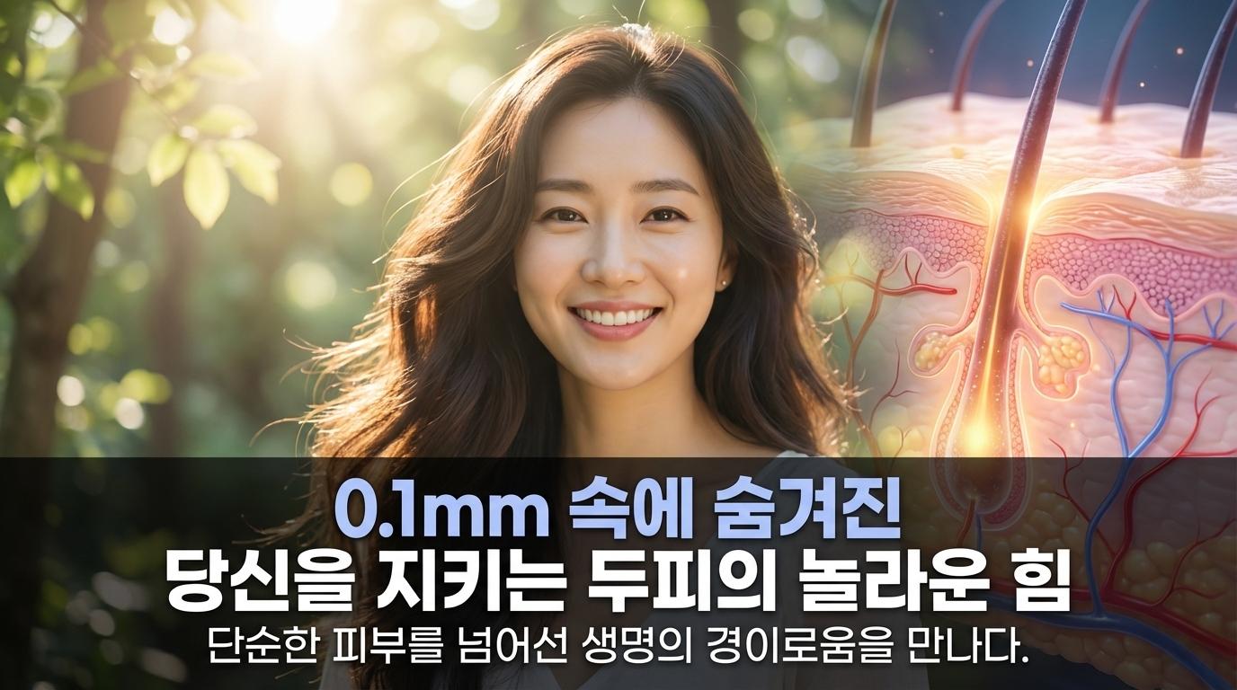 0.1mm 아래 숨겨진 당신의 두피, 뇌를 지키는 비밀 요새