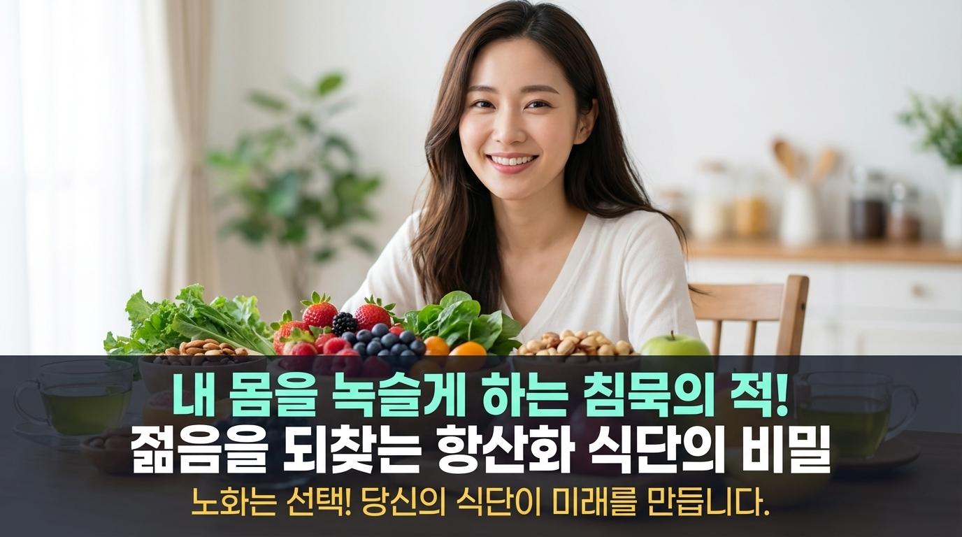 세포를 녹슬게 하는 활성산소, 젊음을 지키는 항산화 식탁의 비밀